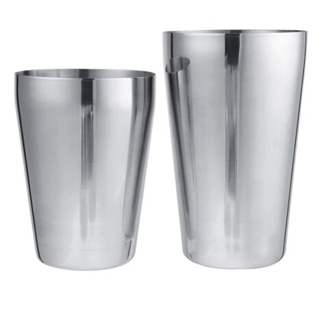 Boston Shaker Edelstahl Cocktail Shaker Set Professioneller Barkeeper Cocktail Making Set 2 Stück Boston Shaking Tin Sets(600/450ml)