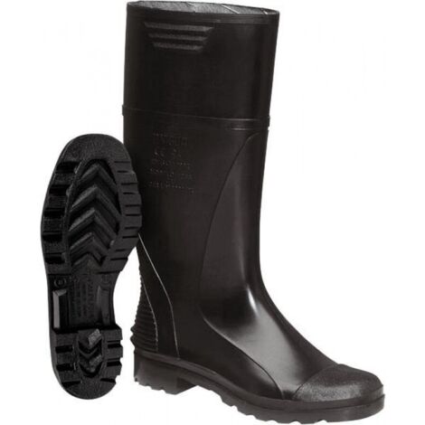 PANTER CALZADO Bota Agua T46 Alta Monocolor Pvc Negro P'Agua