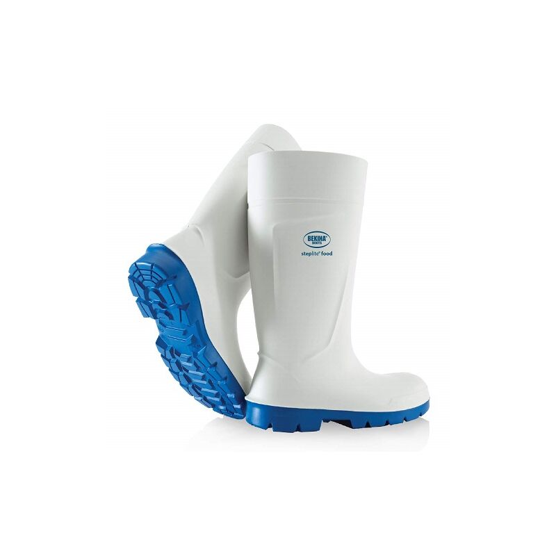 

Bota STEPLITE X SOLIDGRIP, Sector Alimenticio, Alto Agarre en Mojado, Blanca, Talla 44 - Bekina