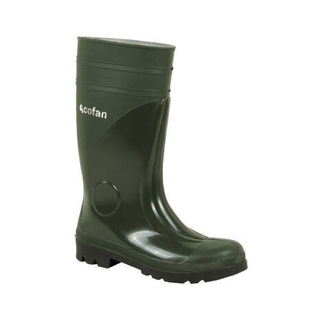 Bota de Agua Alta de Seguridad S-5 en Varios Colores y Fabricada en PVC - Tallas de 38 a 48 39 verde