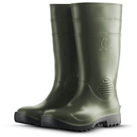 Bota de agua con seguridad s5 src color verde y negro 317 mavinsa talla 42, 317-42 mavinsa