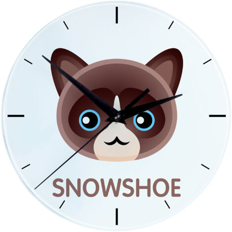Bota de nieve - Reloj de MDF con gráficos e inscripción de Art-Dog