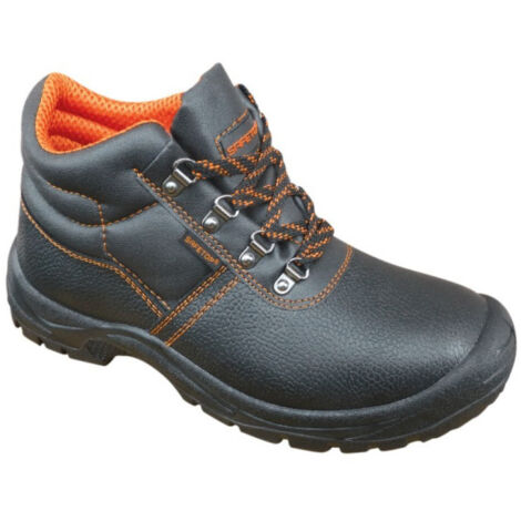 Bota de protección SAFETOP en cuero vacuno color negro Abelio 45