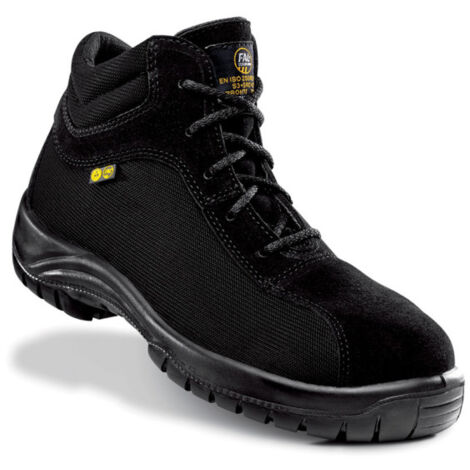 Bota de seguridad FAL IPR300 BRONTE TOP textil hidrofugada con suela doble densidad  S3+SRC+CI -EN 20345 35 Negro