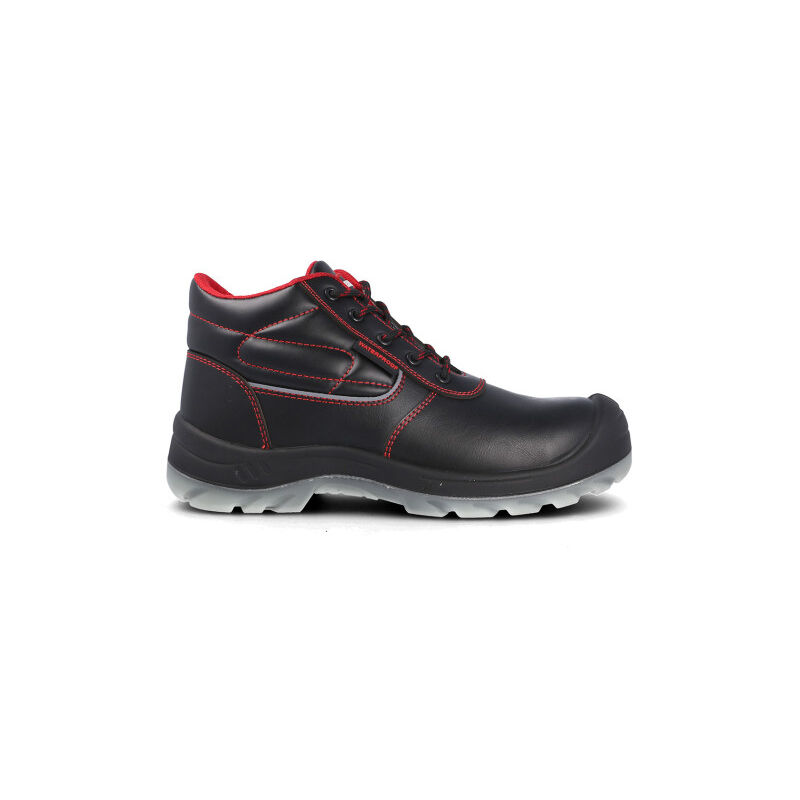 

Bota de seguridad Fósforo Piel | Negro - 45