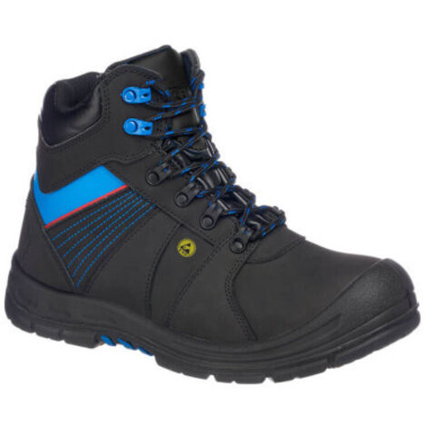 Bota de seguridad Portwest Compositelite Protector S3 ESD HRO / Negro Azul / 46