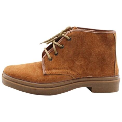 Bota fabricadas en serraje mod. 031 "Hurón" (Talla 44) segarra color marrón claro
