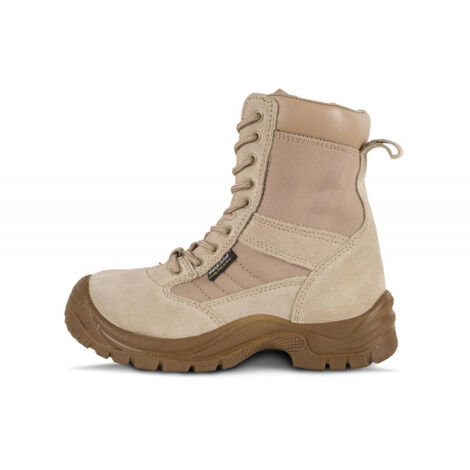 Bota militar en piel serraje repelente al agua WORKTEAM P3008