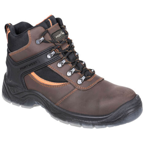 Bota Mustang con protección S3 Steelite de máximo soporte FW69 40 Marrón