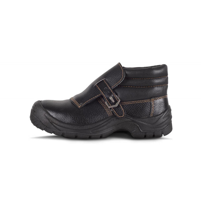 

Bota de piel hidrofugada con hebilla con plantilla de acero WORKTEAM P2101 | Negro - 45