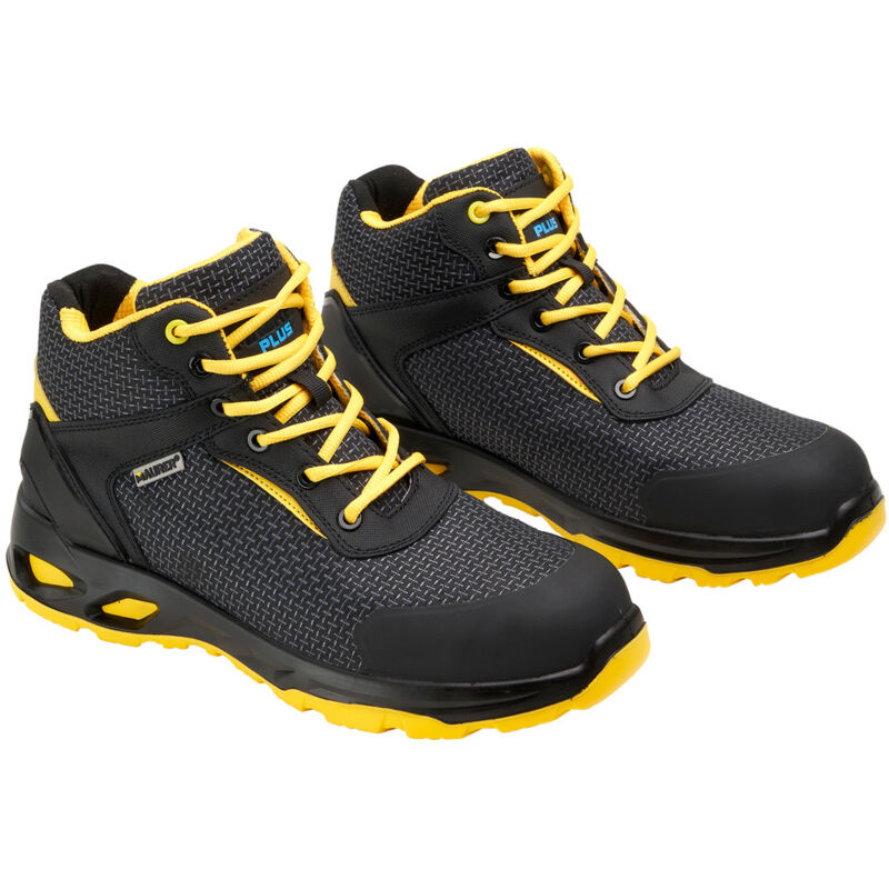 Bota seguridad maurer s3 modelo amerina antideslizante con suela composite y resistencia a los hidrocarburos. talla 40.