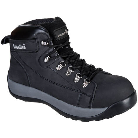 Bota Steelite Nubuck SB HRO: Comodidad y Durabilidad en Cada Paso / Negro / 44