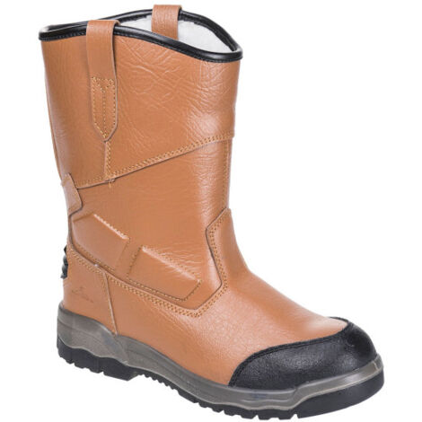 Bota Steelite Rigger Pro S3 Cl forro lanoso Lenguetas laterales FT13 40 Marrón