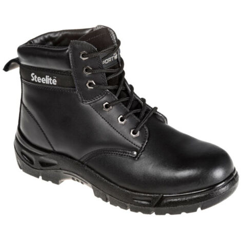 Bota Steelite S3 plantilla de acero anti perforación FW03 46 Negro
