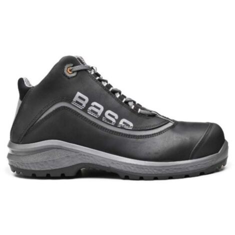 Bota t40 s3 pu/pl no met be-free top piel engr. neg/gr base