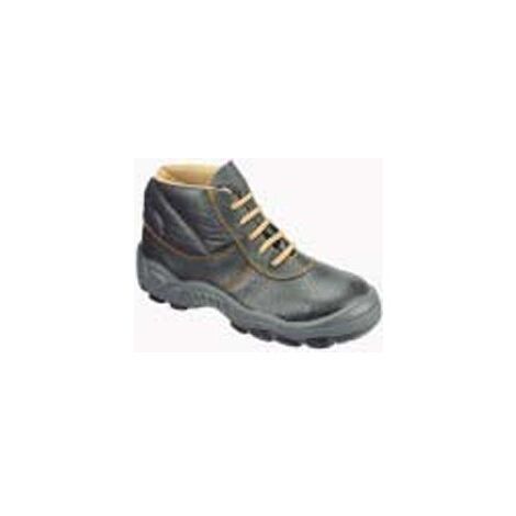 Bota T47 S3 Puntera Acero Suela Pu/Pu Zion Yunque Piel Negro Panter
