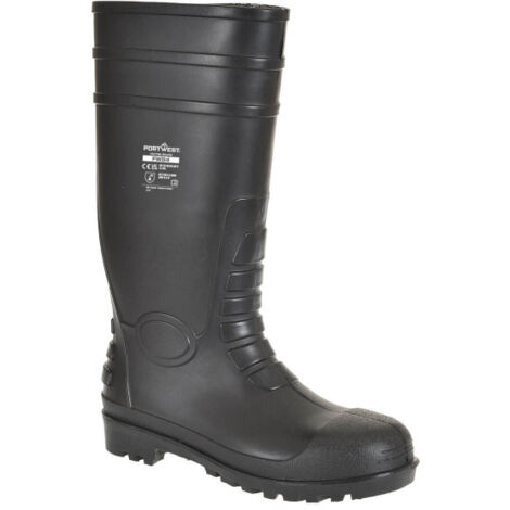 Bota Wellinton Classic S4 con PVC/Nitrilo FW94 47 Negro