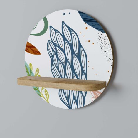 BOTANICAL HURRICANE Rundes Regal