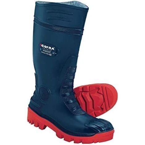 INDUSTRIAL STARTER Botas Cofra SS5T40 PVC Typhoon S5 CI LG FO SR Azul Rojo 41