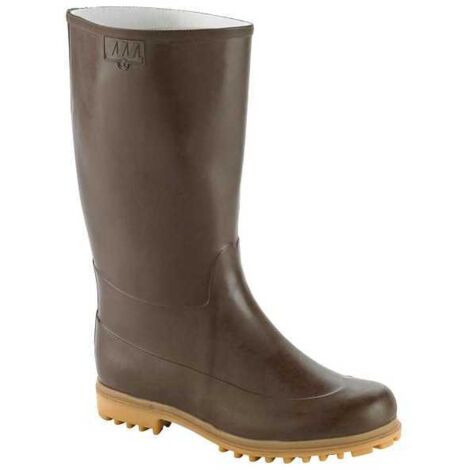 Botas de goma de rodilla 40 marrón