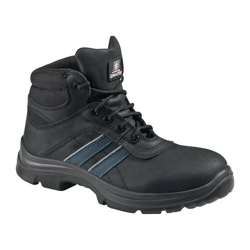 

Lemaitre - Botas de seguridad Andy High talla 46 cuero negro / azul S3 SRC EN20345