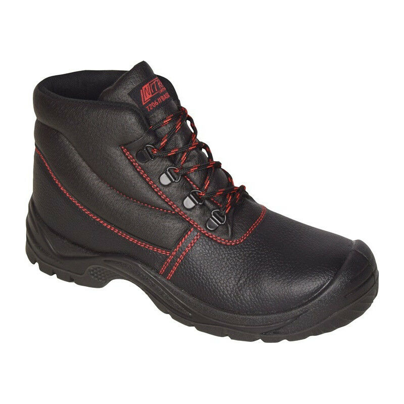 

Botas De Seguridad De Menta De Paso Básico. Gr.40 Black S3 Src En20345 Cuero Completo Nitras