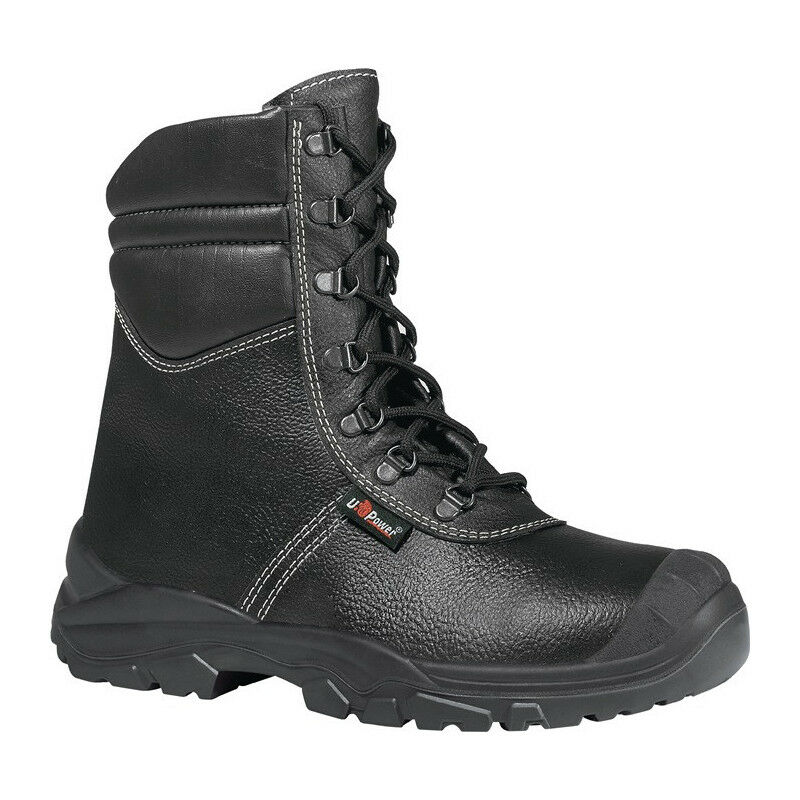 

U.power - Botas de seguridad de invierno Krotal UK talla 39 cuero negro S3 SRC CI EN20345