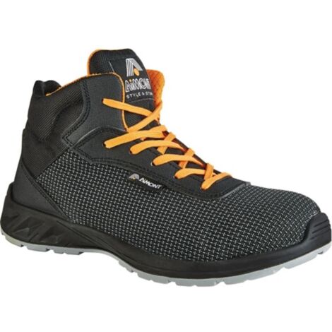 Botas de seguridad Diamont AVANGER talla 45 negro / naranja S3 SRC EN20345