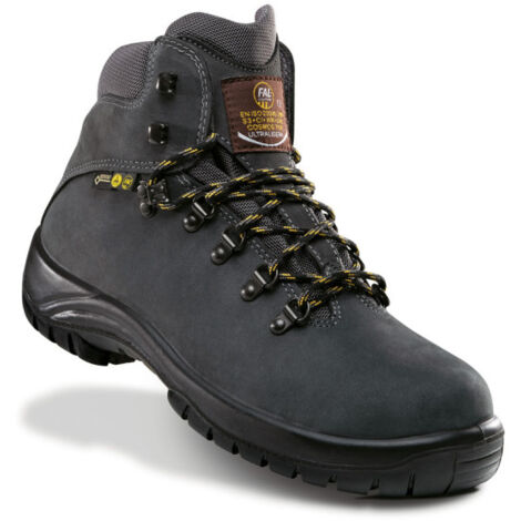 Botas de seguridad en piel nobuck hidrofugadas S3+SRC+CI+WR EN20345 Fal Gore-Tex GTX600 COSMOS TOP 43