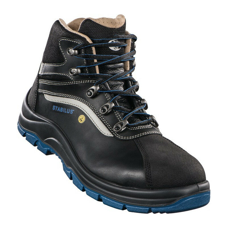 

Botas de seguridad SPARTACUS MID Talla 42 negro / azul S3 SRC ESD EN20345