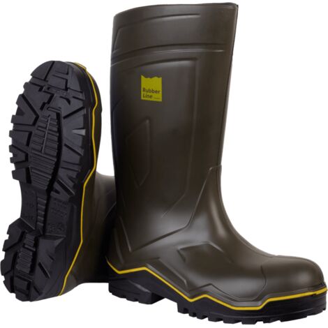 Botas de trabajo RUBBER LINE Verde - SOLIDUR - RLO4VT-47