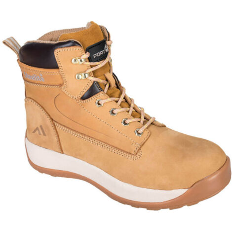 Botas de trabajo Steelite Constructo Nubuck S3 suela de goma 300ºC HRO FW32 44 Miel