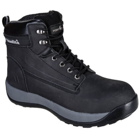 Botas de trabajo Steelite Constructo Nubuck S3 suela de goma 300ºC HRO FW32 44 Negro