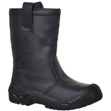 Botas para industria Steelite Rigger S3 CI lengüetas laterales FW29 41 Negro