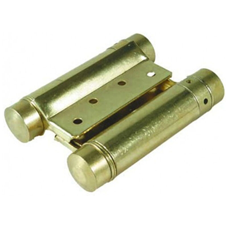 Micel - Coffret 2 charnières double acc. Laiton 75mm 15kg 57006 brimic