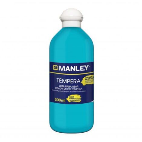 BOTE 500ML TEMPERA LIQUIDA MANLEY AZUL MNP18647