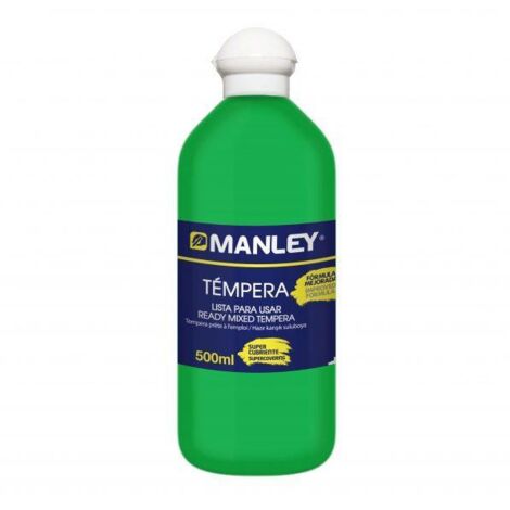 BOTE 500ML TEMPERA LIQUIDA MANLEY VERDE MNP18658