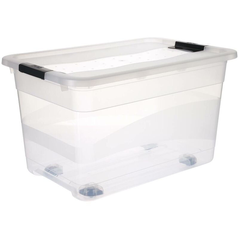 Five - Boîte en plastique transparente 52l easy roll - 5