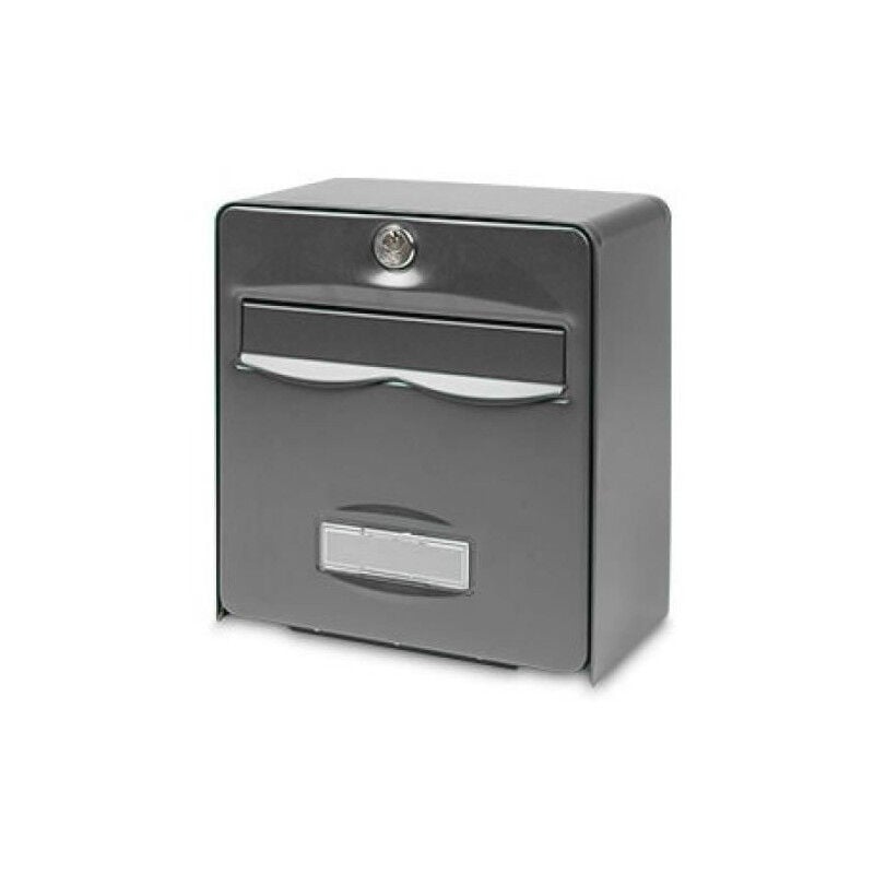 Boîte aux lettres Burg Wachter balthazar mini 1 Porte - Murale - Acier galvanisé - Ouverture totale - Anthracite -Fabriqué en