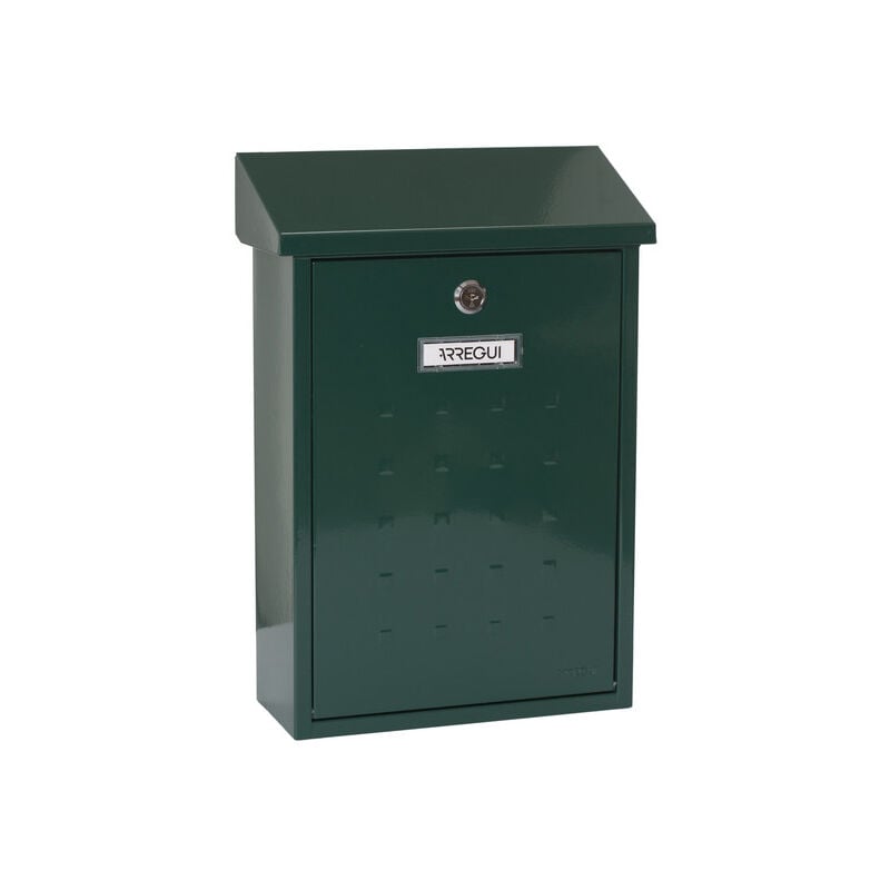 Arregui - Premium E5603 Boîte aux Lettres Individuelle en Acier, Taille m (Courrier Format A4, Magazine), Boîte aux Lettres Murale, Anti-pluie,