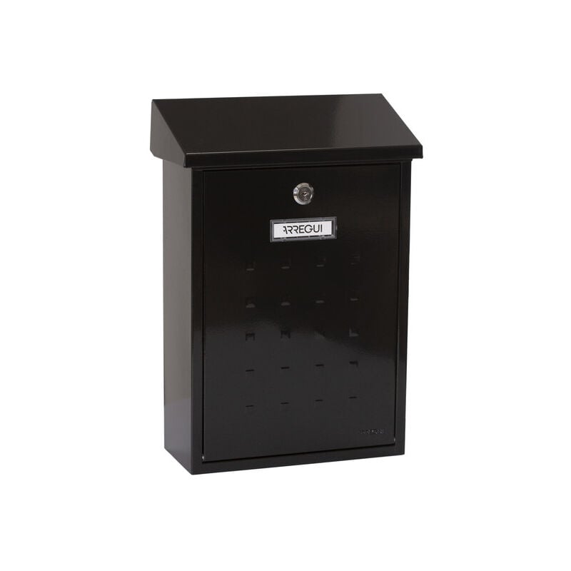 Arregui - Premium E5604 Boîte aux Lettres Individuelle en Acier, Taille m (Courrier Format A4, Magazine), Boîte aux Lettres Murale, Anti-pluie,