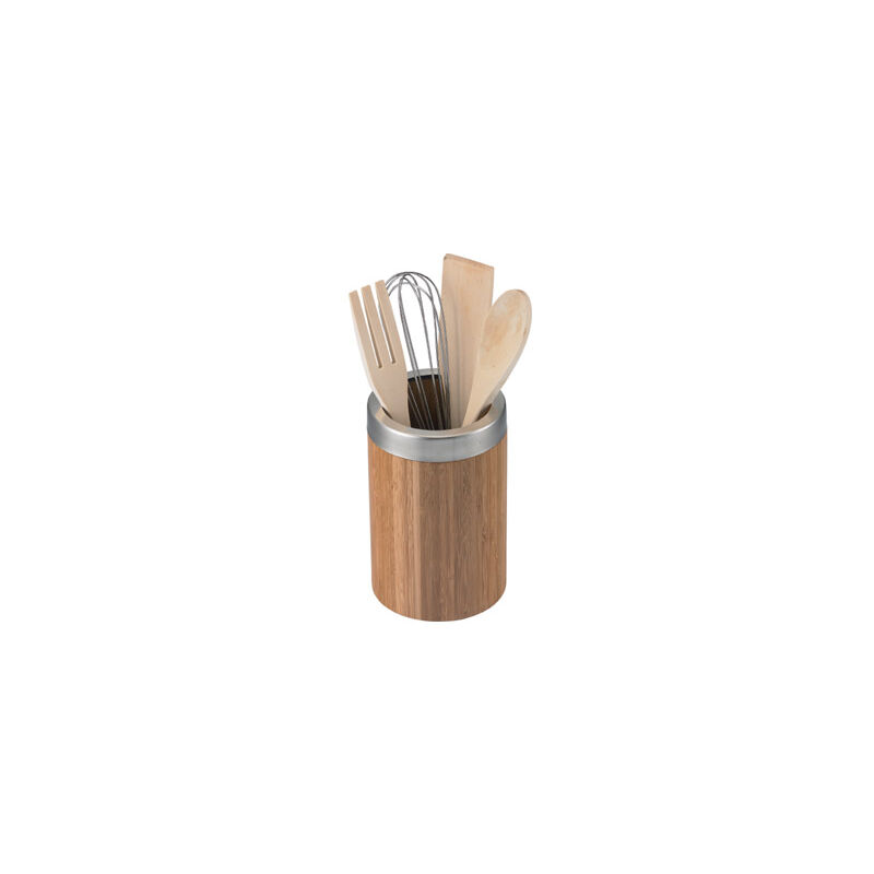

Bote bambu con utensilios cocina - Balvi