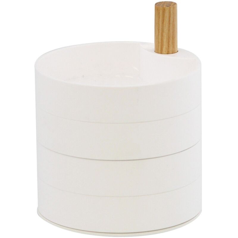 Boîte à bijoux avec 4 niveaux tournants - L10 cm - Yamazaki