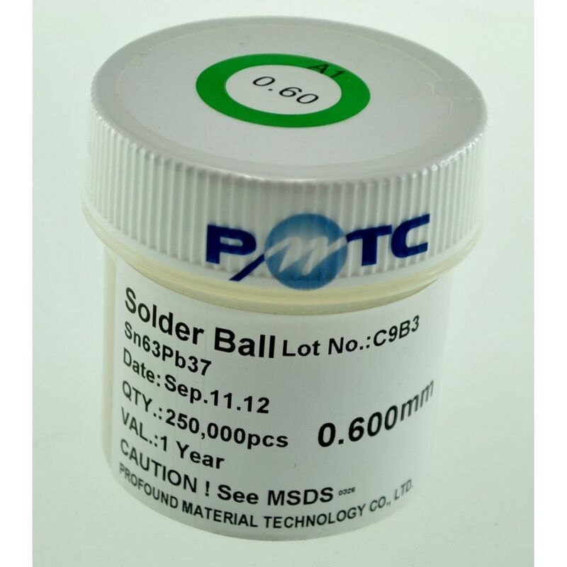 

Pmtc - Bote bolas estaño con plomo 0,45mm 250.000 ud