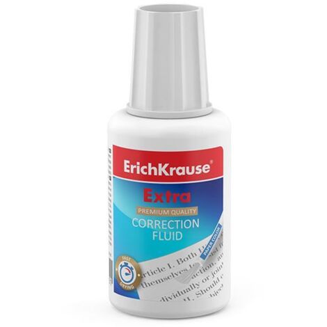 BOTE CORRECTOR LIQUIDO CON PINCEL 20 GR ERICH KRAUSE 5.