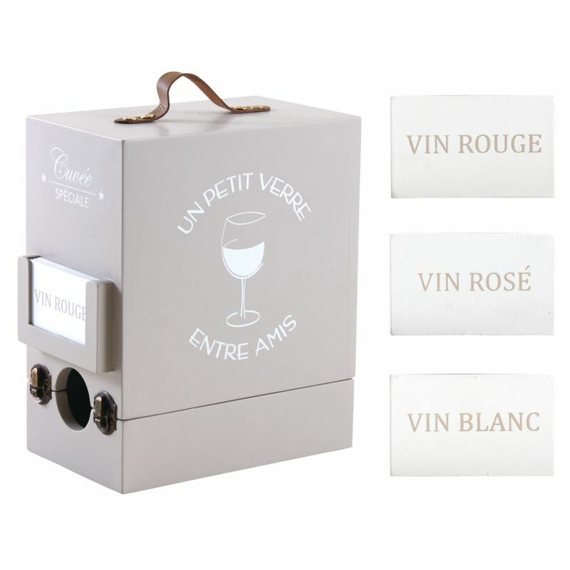 Boîte à cubi en bois 3 litres