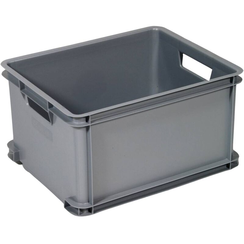 Curver 156011 Boîte de rangement Unibox Classic L empilable (L x l x H) 430 x 430 x 235 mm argent 1 pc(s)