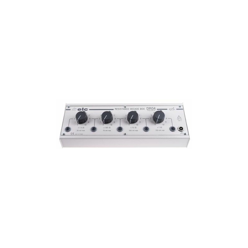 Boîte à décades de résistance ELC résolution 1O, 0.5W ( Prix pour 1 )