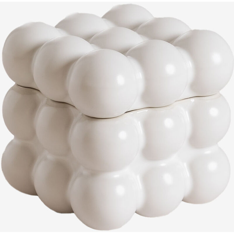 Sklum - Boîte décorative en céramique Ivar 10,5 cm