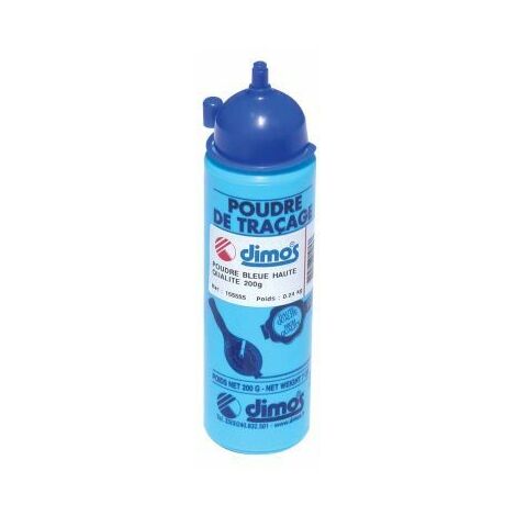 Bote de 4 kg de polvo de ploteo - Azul